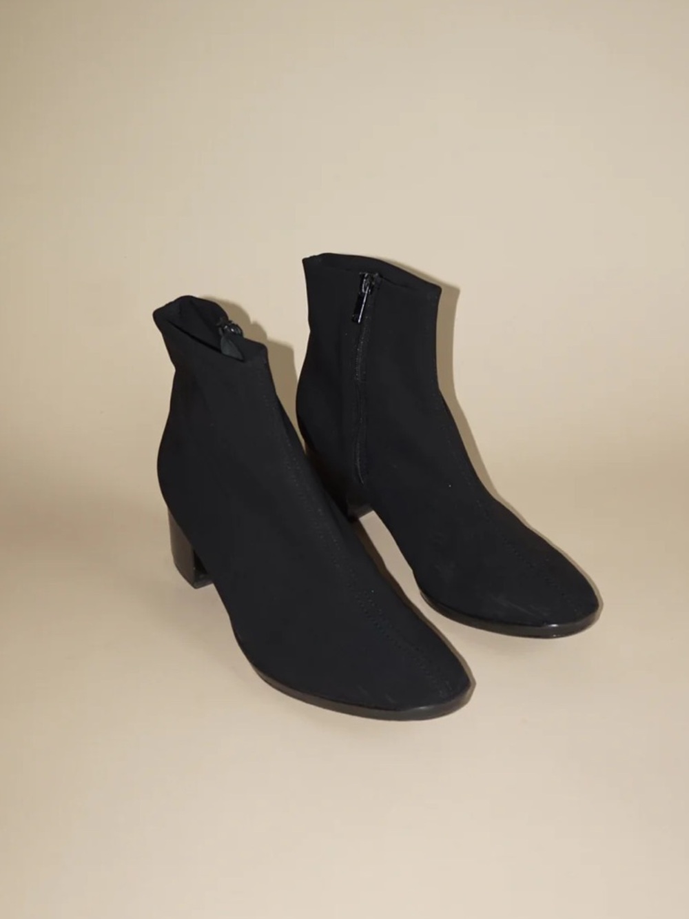 Peter Kaiser Neoprene Black Ankle Booties - Size 5.5